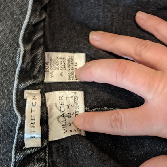 Vintage stretchy wide legged cropped jeans 20w - Picture 3 of 3